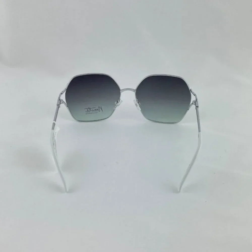 Nanette Sunglasses Silver White - Picture 4 of 5